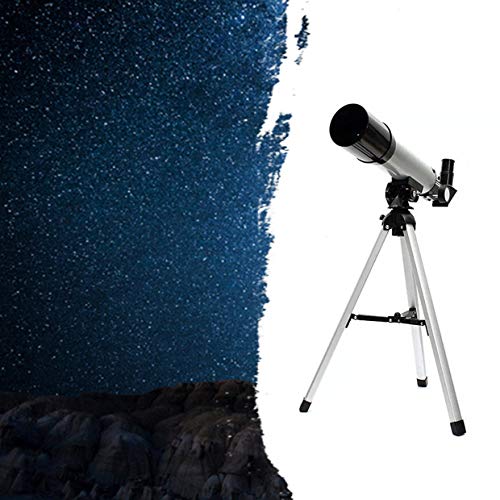 Angusshop Telescópio astronômico refrativo HD profissional externo zoom de alta ampliação luneta lun