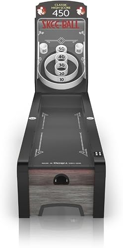 Miniatura 2 de Skee-Ball Máquina de Mesa de Arcade para Sala de Recreación del Sótano del Hogar - Diversión Clásica Nostálgica Premium de Lanzar y Anotar - Hecho