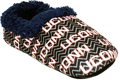 CON11-2 - Connecticut Huskies - Medium - Happy Feet Mens and Womens Chevron