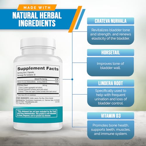 Image of Better Bladder Ultra Control Supplement for Women & Men - Bladder Support Supplement Enhanced with Vitamin D3 to Help Reduce Urinary Leaks, Frequency & Urgency - 120 Count (2 Bottles)