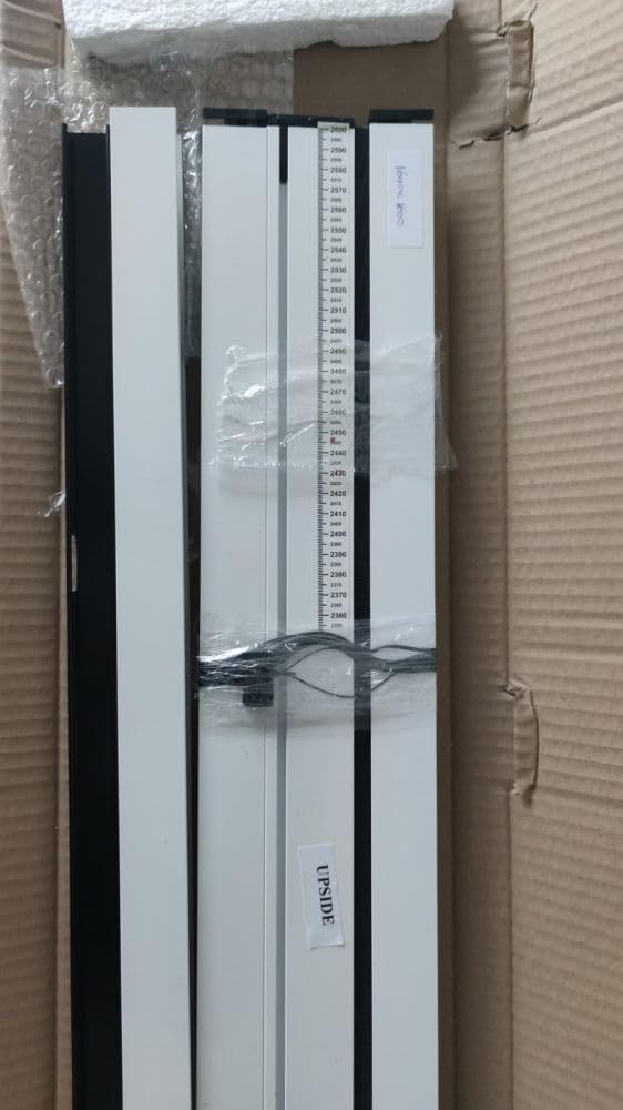 Zanzariera Laterale Plisse Porta Finestra Scorrevole in Kit Fai da Te Avvolgibile Riducibile Max 25cm Alluminio Verniciato Accessori Inclusi Bianco o Marrone Varie Misure Mini Plisse