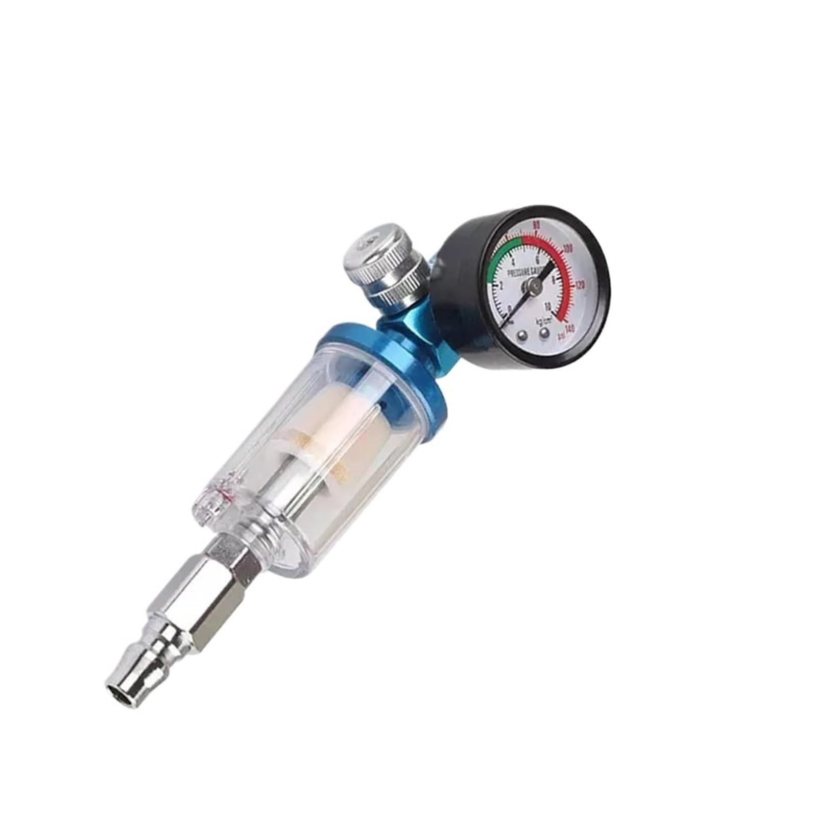 PHNOITPQ 1/5/20pcs Oil/Water Separator Paint Gun Tools Pressure Parts 1/4 Inch Water/Oil Separator Air Filter Moisture Trap(5 Pcs,AF-PF-RG)