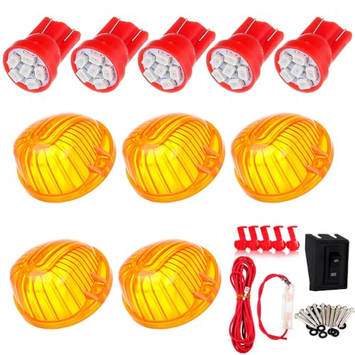 ECCPP 6-3020-SMD Led Side Marker Lights AmberLen Number of 11