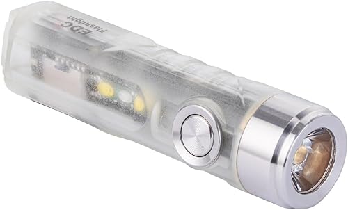 RovyVon Aurora A5 G4 - Llavero linterna con luz negra de 365 nm, máximo 650 lúmenes USB-C recargable linterna LED para EDC, exteriores (verde GITD)