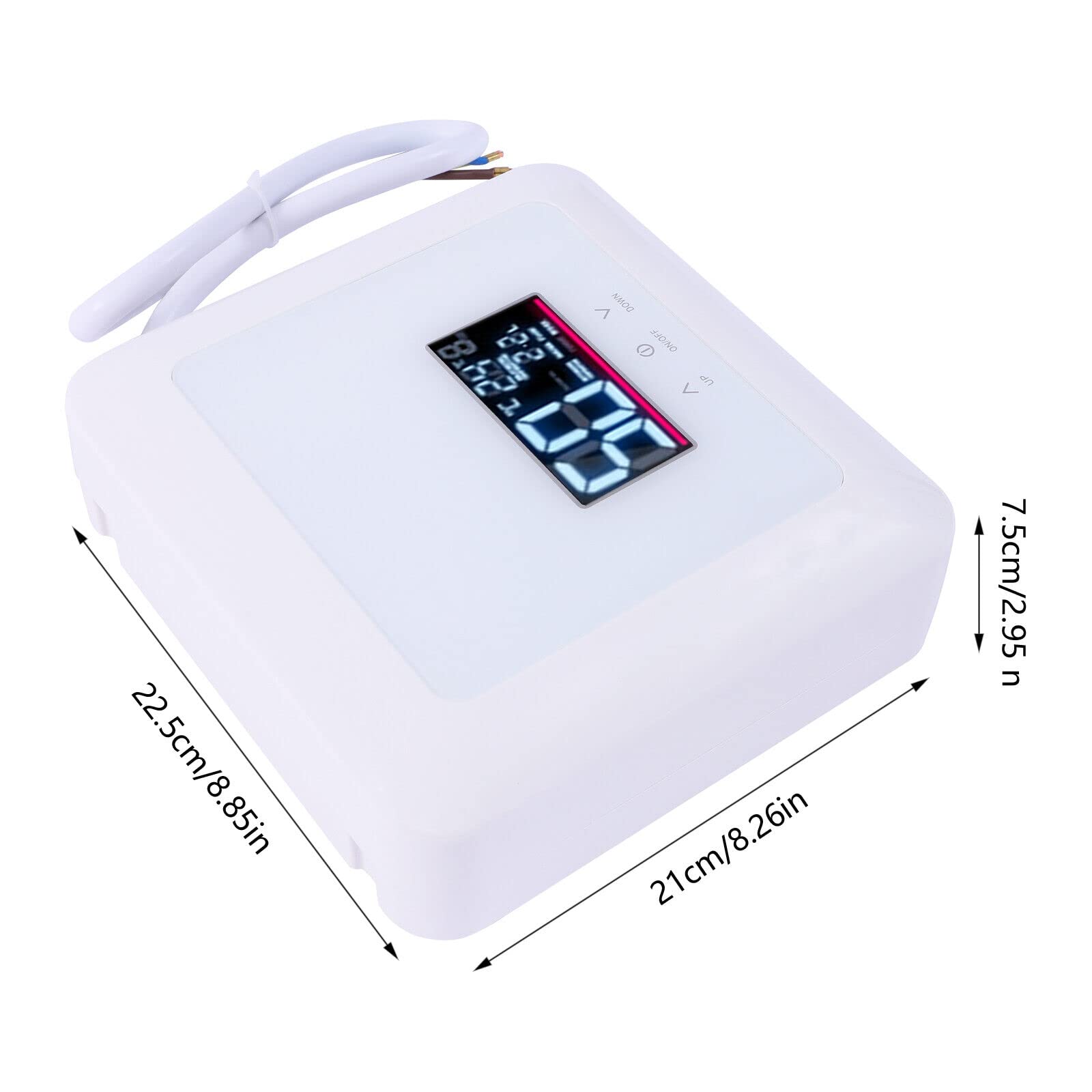 Warmwasserboiler 30l Untertisch Durchlaufspeicher 220V 1500W Untertisch Warmwasserbereiter | 10L Speicher, 30-75°C Regelbar, Edelstahl 304, Für Küche & Bad Wassererwärmer Edelstahl Hoymiles Speicher
