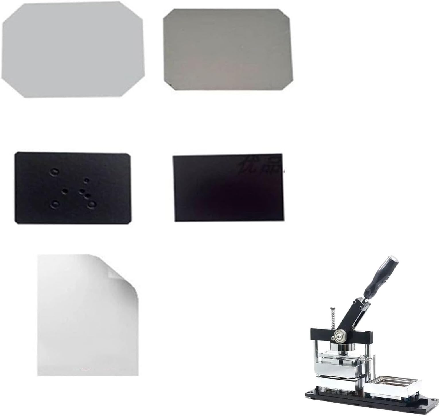Badge Maker Machine, 1000 Set Rectangular Fridge Magnet Maker Supplies, 3 x 2inch Button Press Refill for Fridge Magnets, Includes 80 * 53cm Components