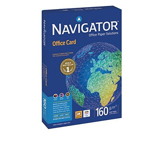 NAVIGATOR 2XNavigator Office Premium Card High Quality 160gsm A4 Bright White - Ref PCO160F1 [250 Sheets]