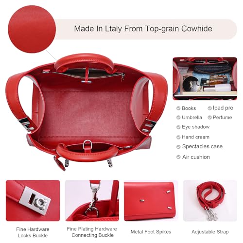 Bolso Tote de Cuero Hedexe para Mujer miniatura 5