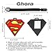 Super Hero Luggage Baggage Identification Labels ID Tag with Belt Strap