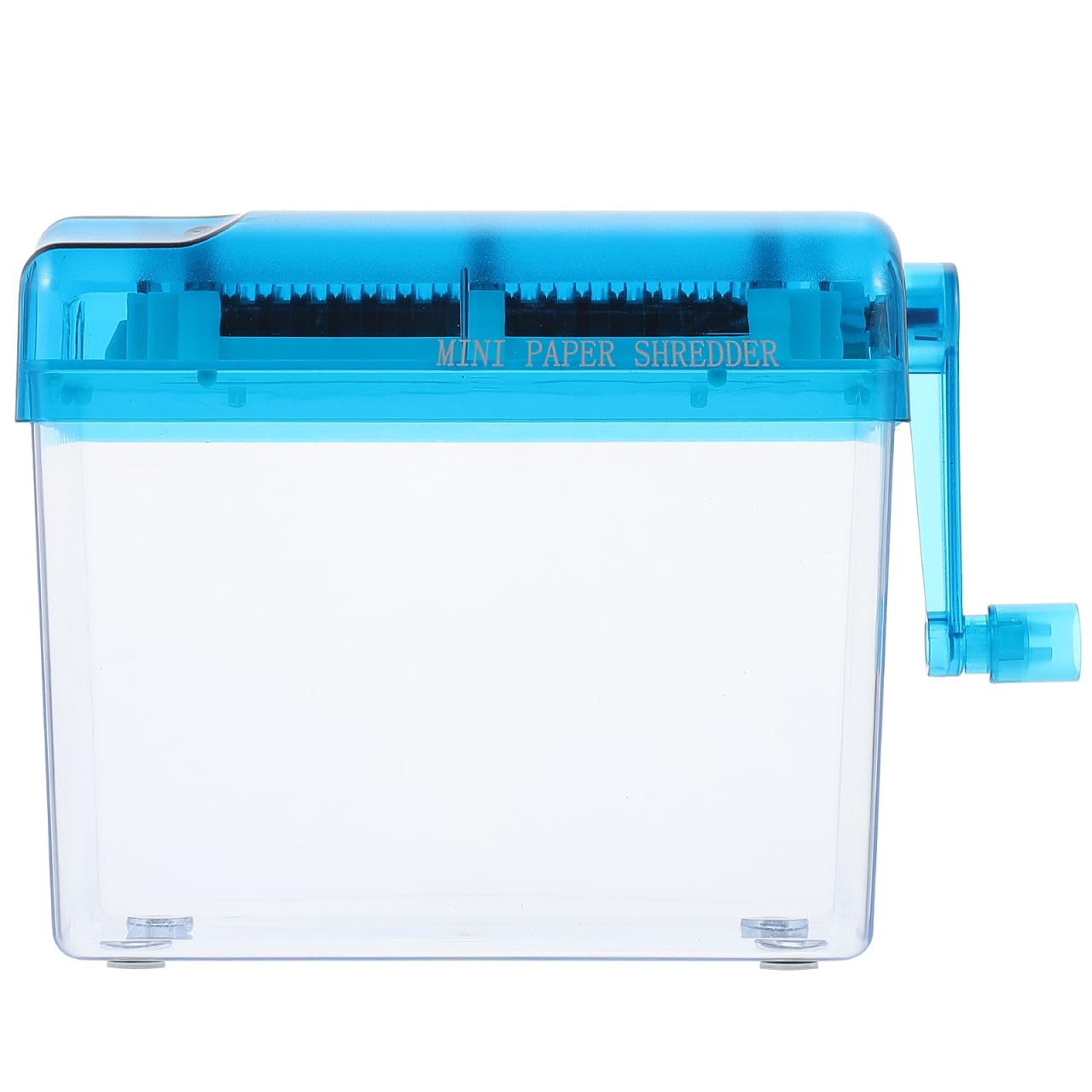 Angoily Broyeur Papier Manuel Portable Déchiqueteuse De Papier Manuelle pour Bureau Mini Shredder pour Documents Confidentiels Accessoire De Bureau Pratique pour Maison École Entreprise