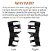 NeoAlly® - Rear Leg Hock Brace, Dog Leg Brace for Rear Leg, Hock & Ankle Support for Large Dogs, Dog Brace for Torn Acl and Ccl, Long Version, Small, 1 Pair