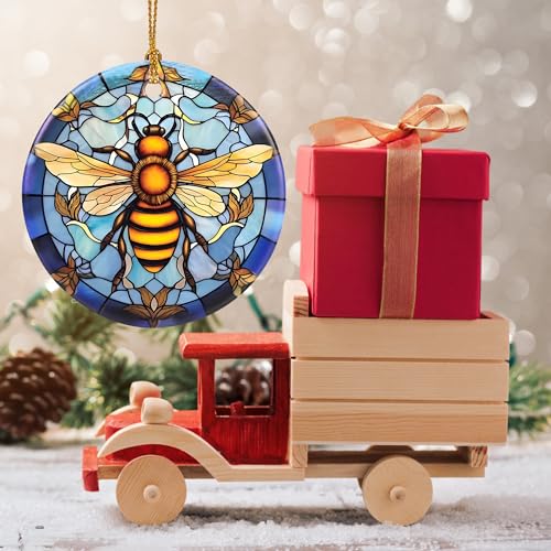 Touber Christmas 2023 Ornament, Christmas Decoration, Holiday Present Idea, Heirloom Keepsake, Round Ceramic, Gift Exchange, Gift Idea, Parrot, Butterfly, Octopus - Image 8