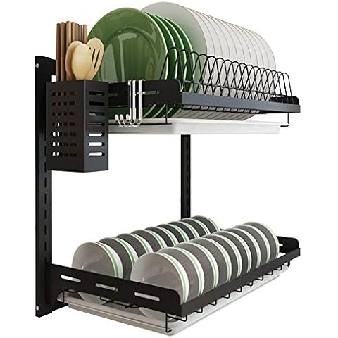 JANRON Escurreplatos de Cocina de 2 Niveles Cover