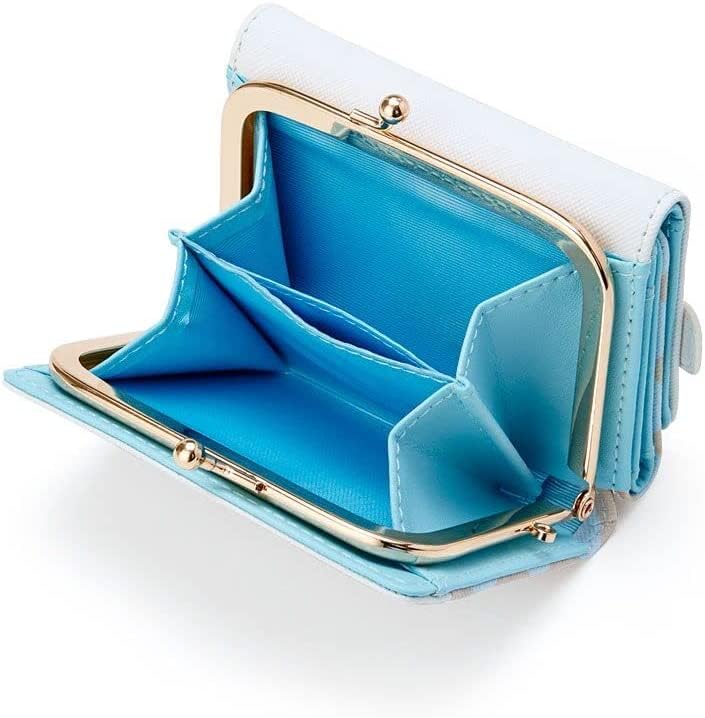 Cute Coin Purses for Girls Kawaii Wallet Cartoon Trifold Wallets for Japanese Anime Fans(White)2