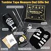 Tifeson 8PCS Father Day Gifts, Gifts for Dad from Daughter Son Kids Wife Includes Tumbler, Tape Measure, Socks, Card for Fathers Day, Dad Birthday Gift
