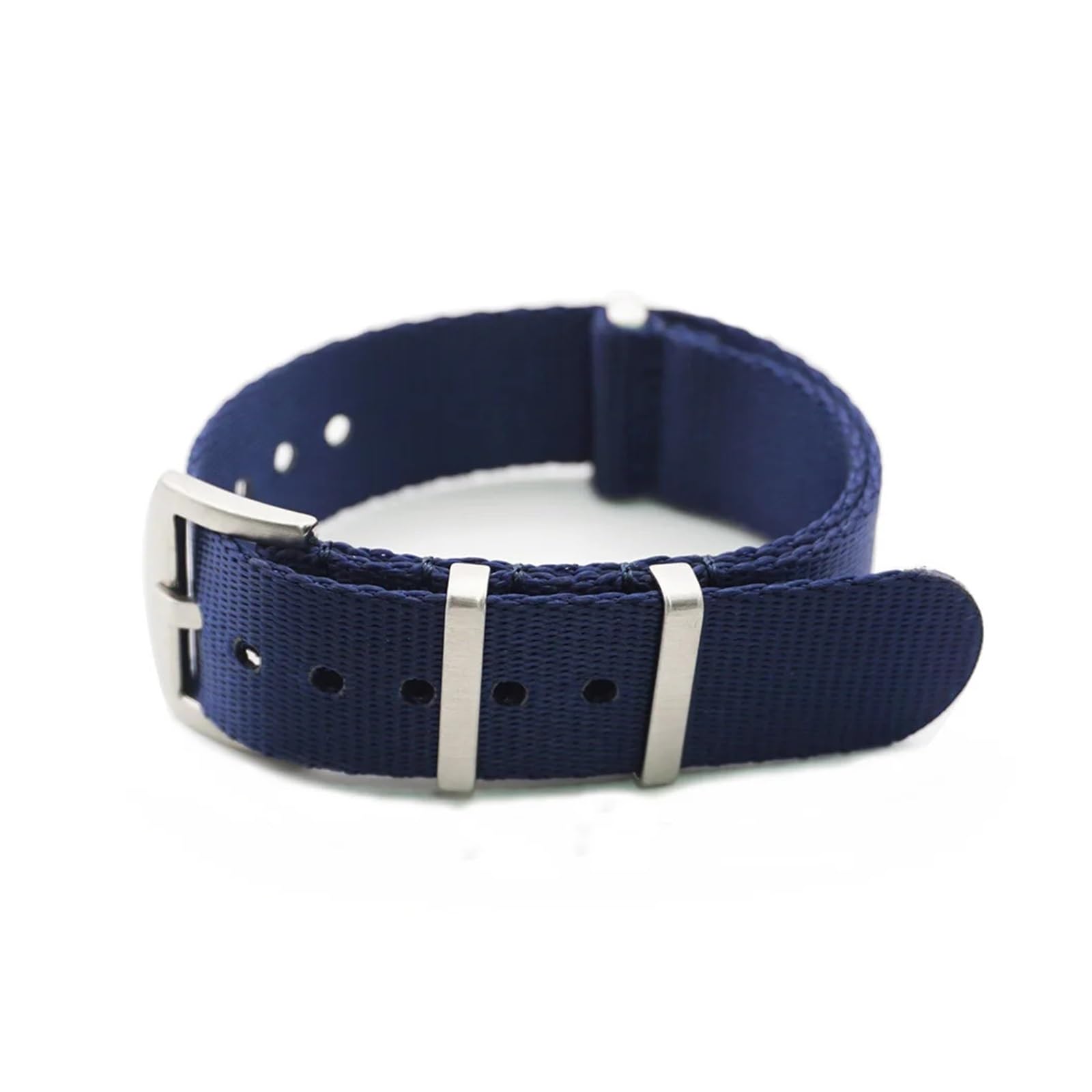 Uhrenarmband， Nylonband Sicherheitsgurt Uhrenarmband Sport(Blue,22mm)