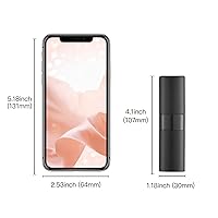 Vista 6 de Botella de perfume de viaje rellenable con atomizador de Owlyee: spray de colonia mini para rellenar - atomizador de fragancia vacío para hombres