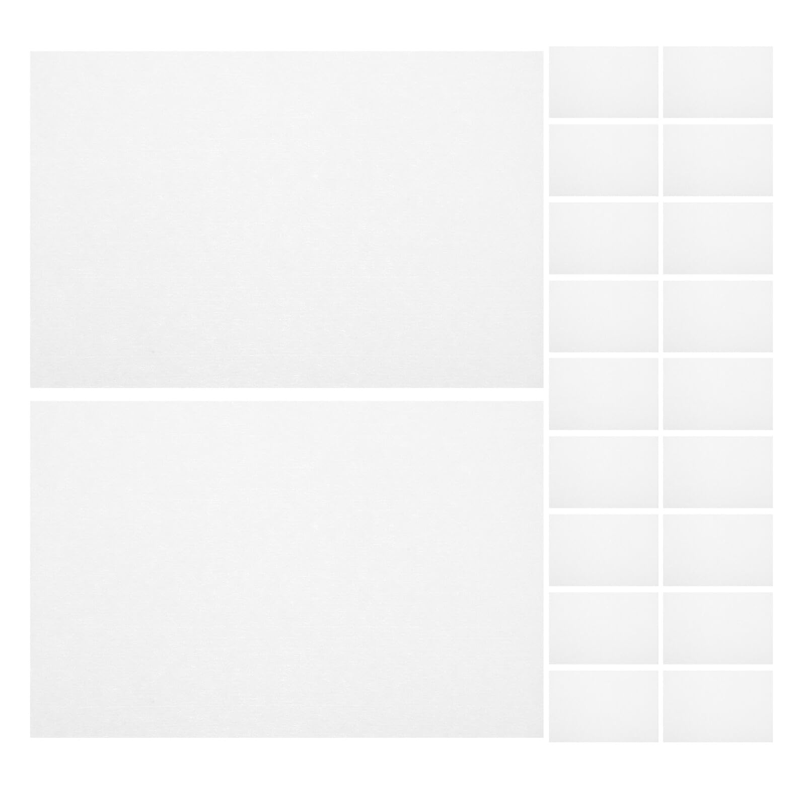 ifundom Tappetini di Carta Assorbenti Monouso per Gabbie di Uccelli 44X31 CM Confezione da 100 Fogli Pretagliati per Pappagalli e Calopsiti Rivestimenti Igienici Pratici per Pulizia