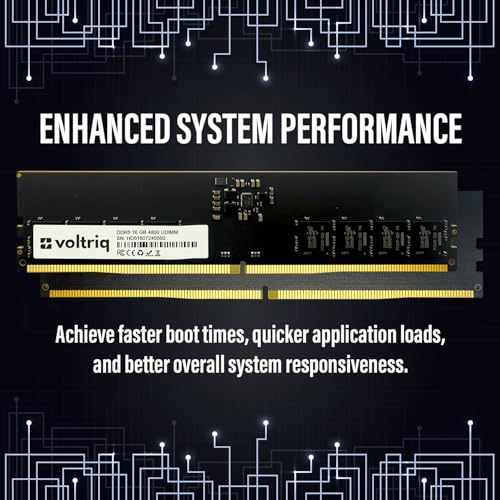 Image of 16GB DDR5 Desktop RAM 4800MHz UDIMM - Enhance Your System's Performance and Work Efficiency - Perfect for Gamers, Office Work, and More - 3 Years Warranty