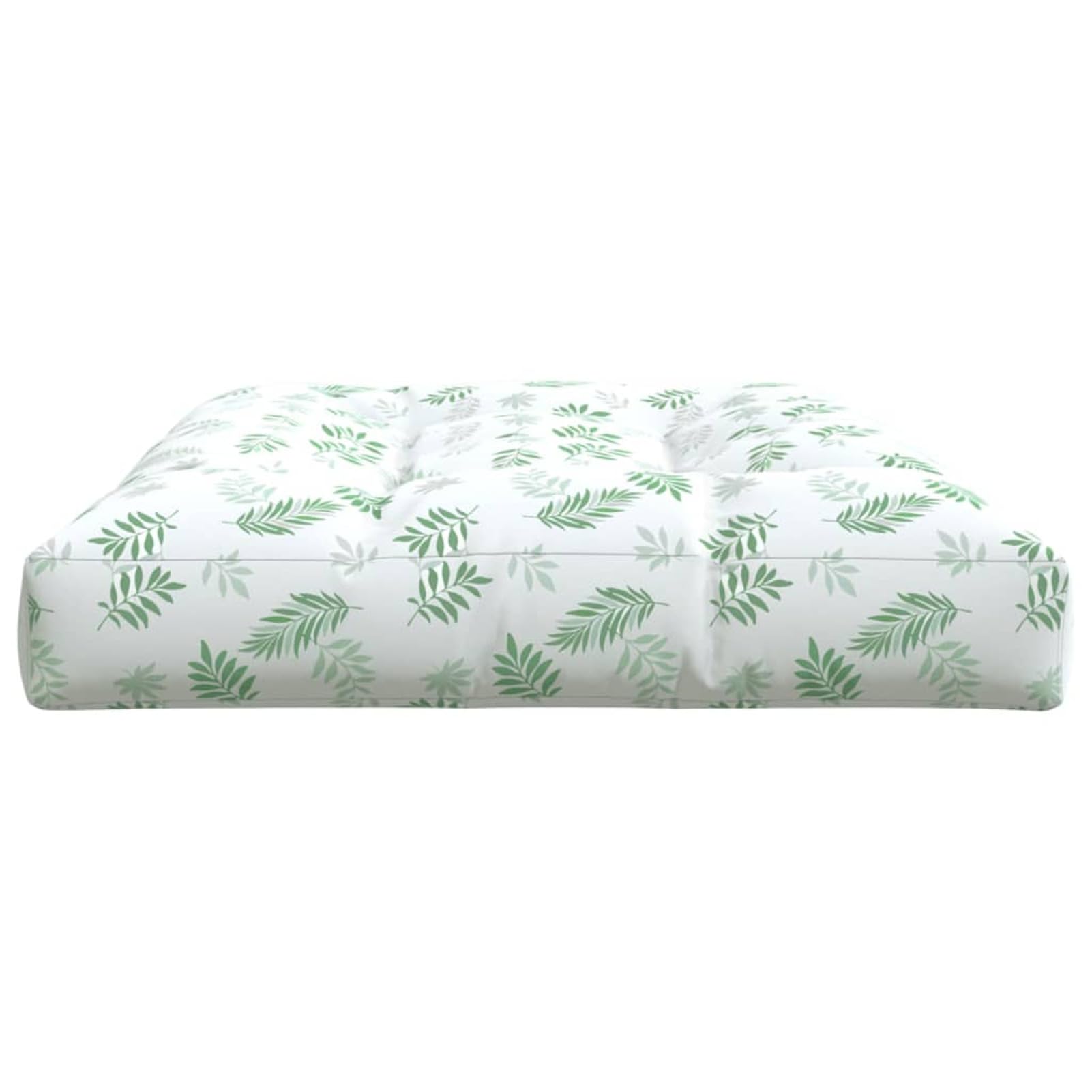 LAPOOH Poduszka na palety z nadrukiem liści 120x80x12 cm, poduszka podłogowa, palety tarasowe, poduszki paletowe, poduszki zewnętrzne - 360531