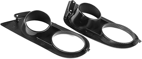 Miniatura 5 de 2 unids parachoques delantero Foglight cubierta doble agujeros coche accesorio apto para E46 M3 2126 parachoques antiniebla cubierta delantera de