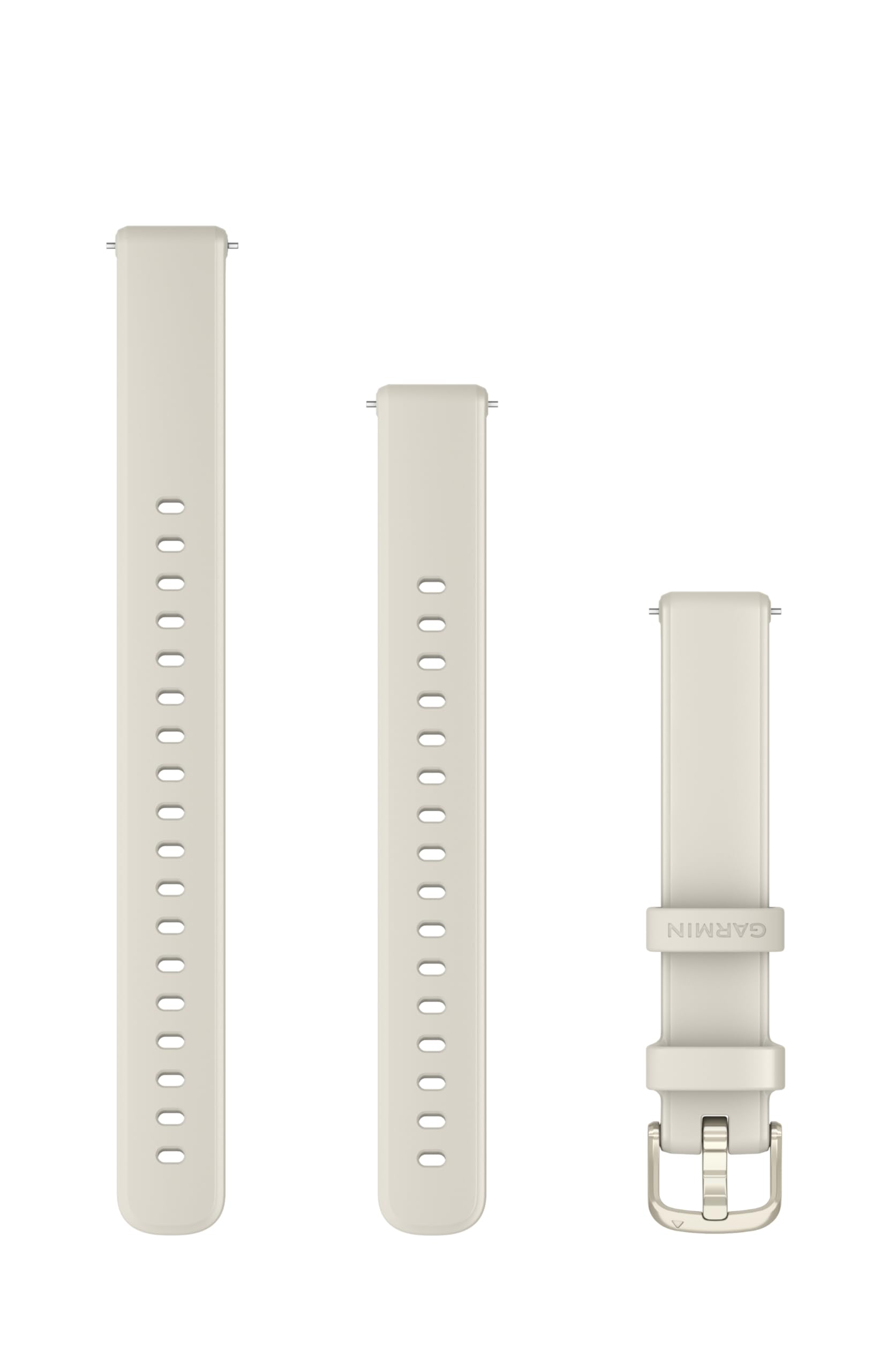 Garmin Unisex Blanc Silicone Watch Strap With Buckle Lily® 2