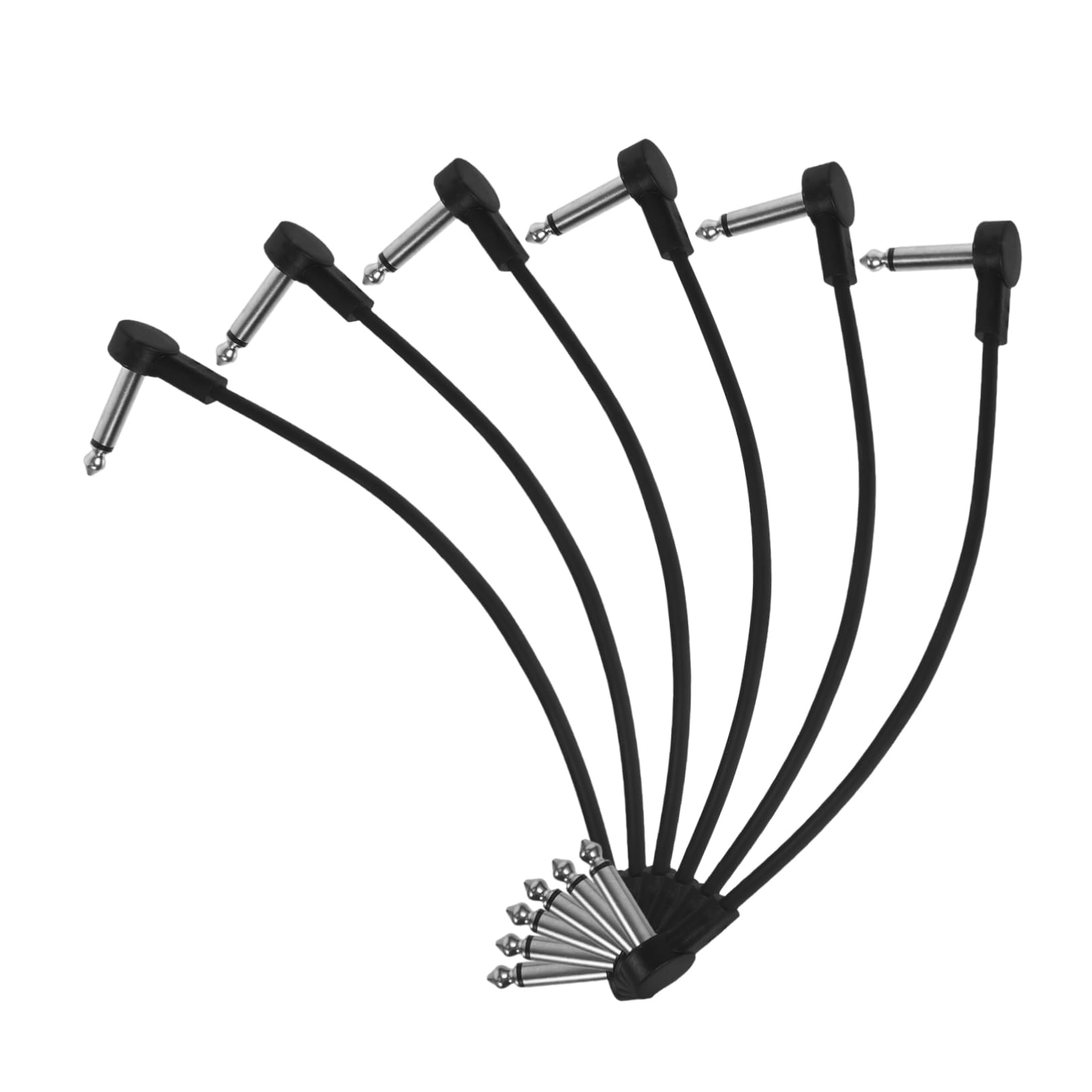 2 Sets Pedal-patchkabel Gitarren-patchkabel Leicht für Musiker Unterwegs 6 Stück