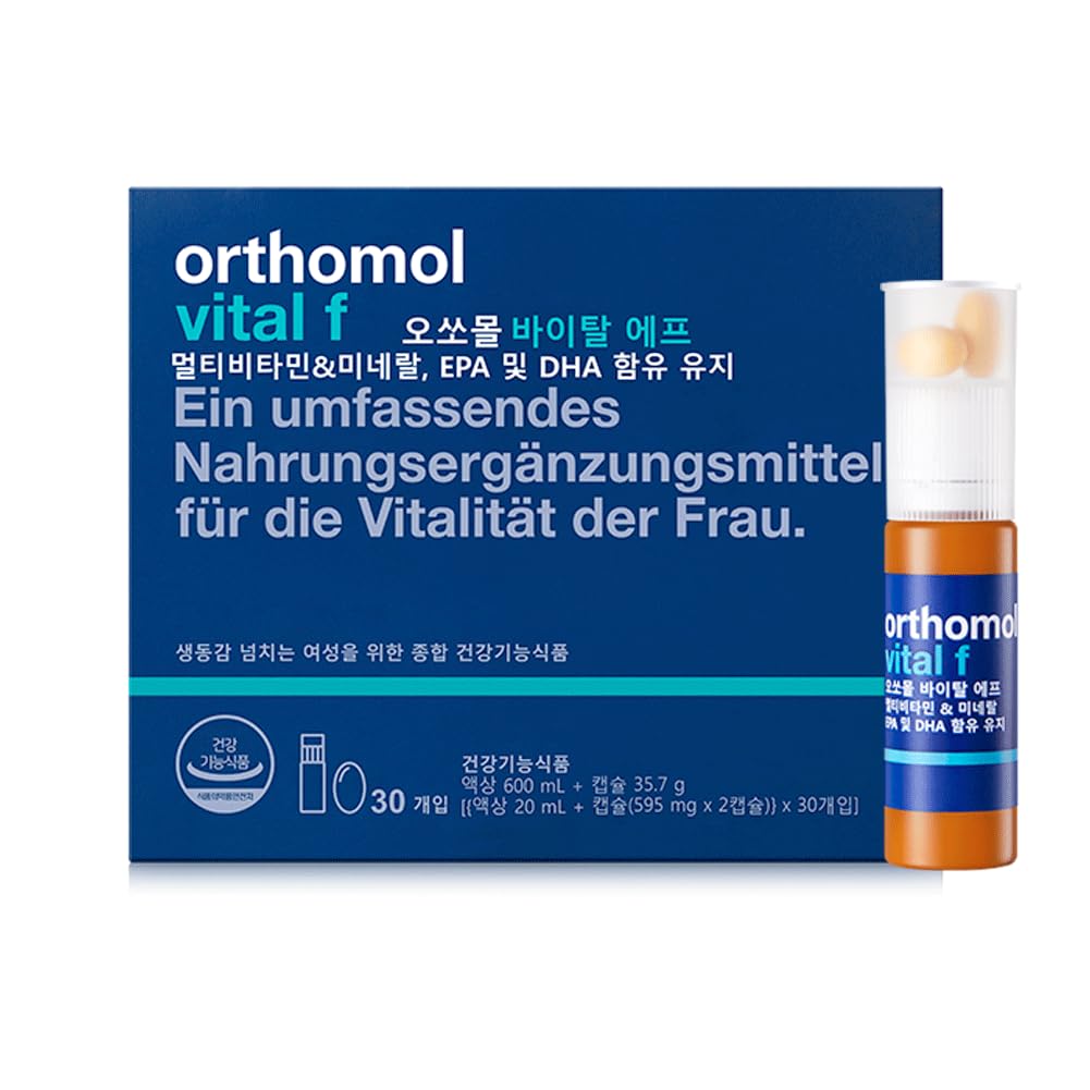 Amazon | Orthomol オーソモール VITAL [F] ドリンク + カプセル型 