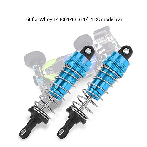 Set De 4 Amortiguadores Metálicos De 3.1 Pulgadas Para Coche RC WLtoys 144001 - Mejoran La Estabilidad Y Suavidad De Conducción