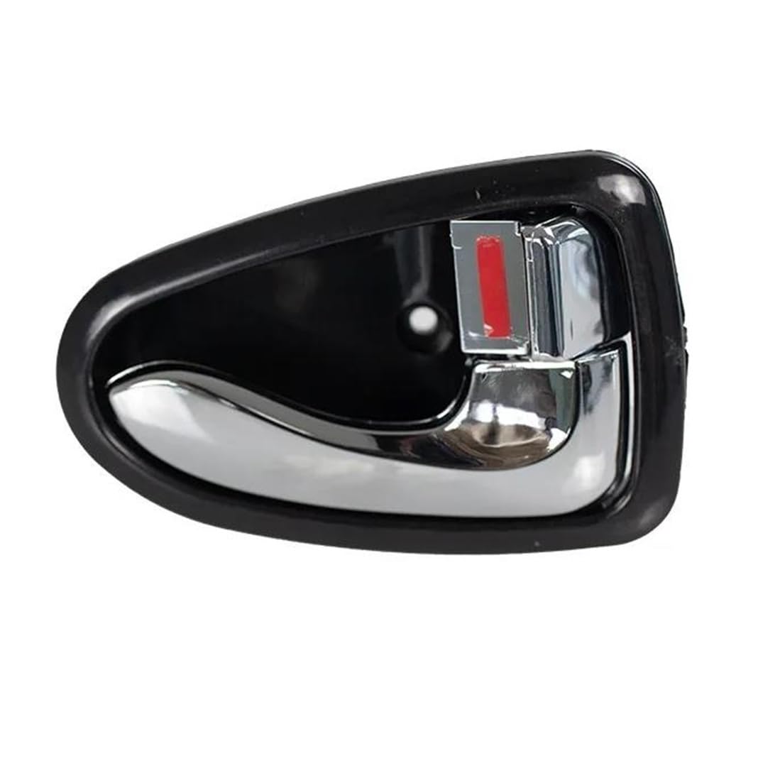 Lvxvmozeok One Color Interior Door Handle Armrest For Hyundai For Accent For Verna 2000-2006 Car Inner Door Handle Black Chrome Interior 8262025000(Chrome Right)