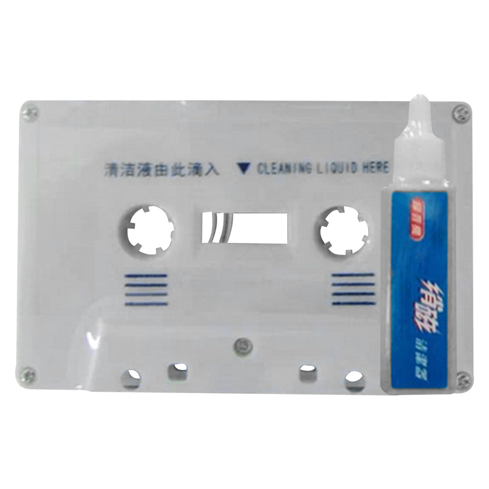 Kassetten Tape Reinigungsset - Tragbares Wartungsset, Präzisionskopfreiniger | Staubentfernungslösung mit Reinigungskassette für Auto Stereo, Home Recorder, Classic Tape Deck, Musiksystem