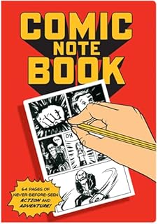 Comic Book Passport Sized Notebook - Filled With Blank Panels for Creating Your Own Comics