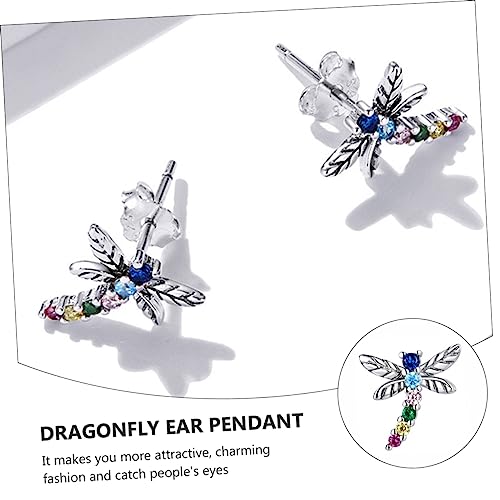 Boucles d'oreilles libellule sterling accessoire de fête pour filles