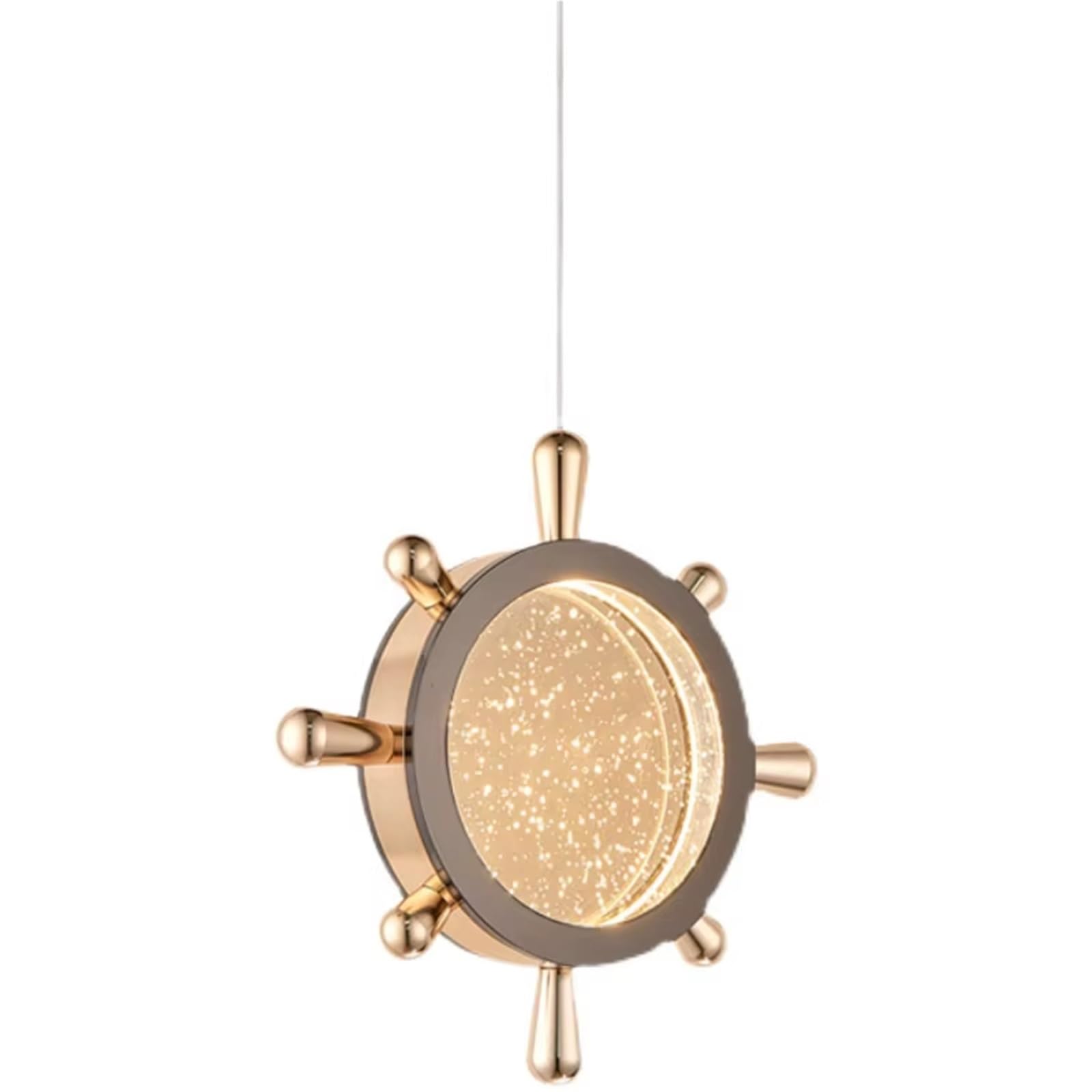 ZTCHSENZT Modern Light Luxury Crystal Copper Small Chandelier Bedroom Bedside Pendant Lighting Simple Entrance Aisle Hanging Line Lamp