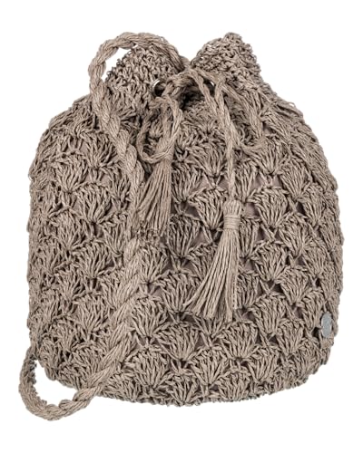 Sac à bandoulière Roxy en paille tressée idéal pour vos sorties de l'été