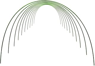 garden hoops for raised beds greenhouse hoops for garden netting hoop house kit garden hoops row cover hoops for garden hoops and netting super hoops garden tunnel Fiberglass (Greenhouse Hoops 5.9ft 10 Pack)