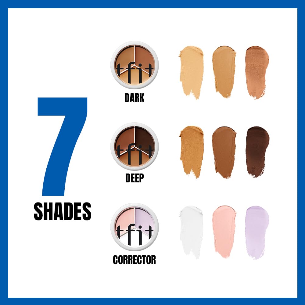 TFIT 3 Color Concealer Palette - Full Coverage -5