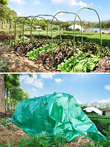 Fuuner 14 Mil Clear Heavy Duty Greenhouse Tarp, 8.2Ft×12.5Ft Greenhouse Plastic Poly Tarp Coated Waterproof Cover And Freeze Protection Cover For Home thumb #4