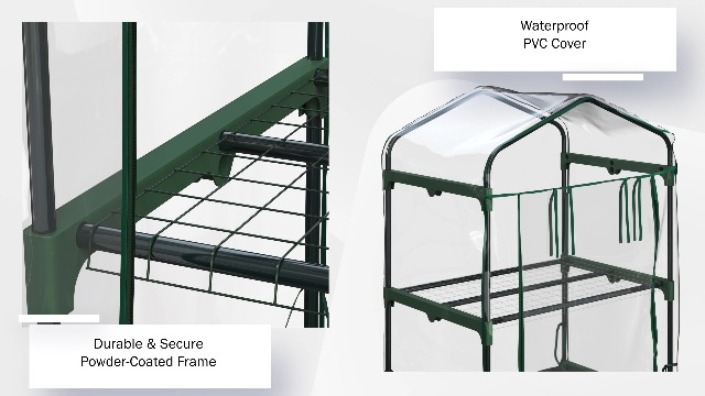 Amazon.com : 2 Tier Mini Greenhouse - Portable Greenhouse with