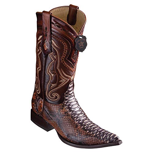 Altos Python Boots 3X Toe Style #9535788 | Color Rustic Cognac | Size 8.5EE