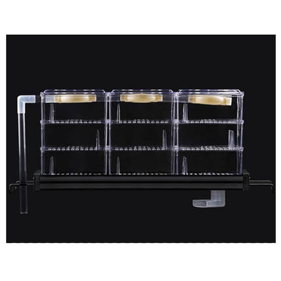 120アクリル水槽用　３面ブラック　ウールボックス引き出　給水配管HI トリプル 120アクリル水槽用 3面ブラック ウールボックス引き出 給水配管