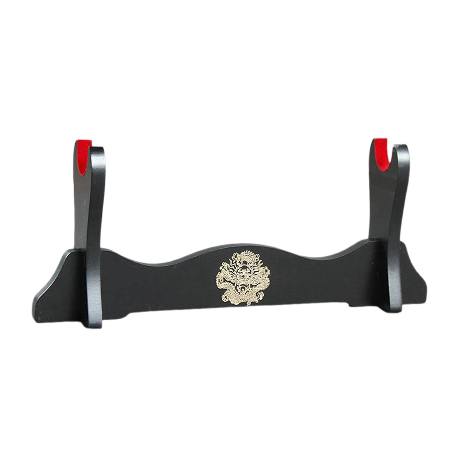 WOVEBIUS Samurai Sword Stand Horizontal Bracket Display for Wakizashi Flute Dojo 1 Layer,1 Layer with Pastel