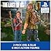 PlayStation The Last of US, 2-Pack 6” Joel & Ellie Action Figures with 19 Accessories, The Shapes Collection, for PS5 Fans & Collectors Ages 17+