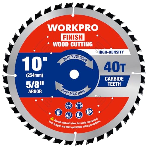 WORKPRO 10-Inch 40-Tooth General Purpose Blade