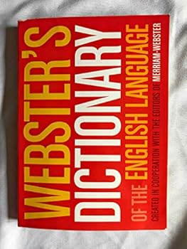 Paperback Webster's Dictionary of the English Language 2014 Book