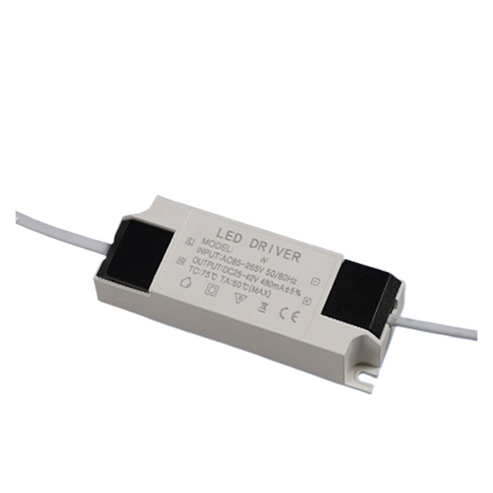 GJZIFGFWQ LED Drive Power Supply 600MA Isolated Wide Voltage Constant Current Downlight Panel 15W24W36W48W(40-60W 600mA)
