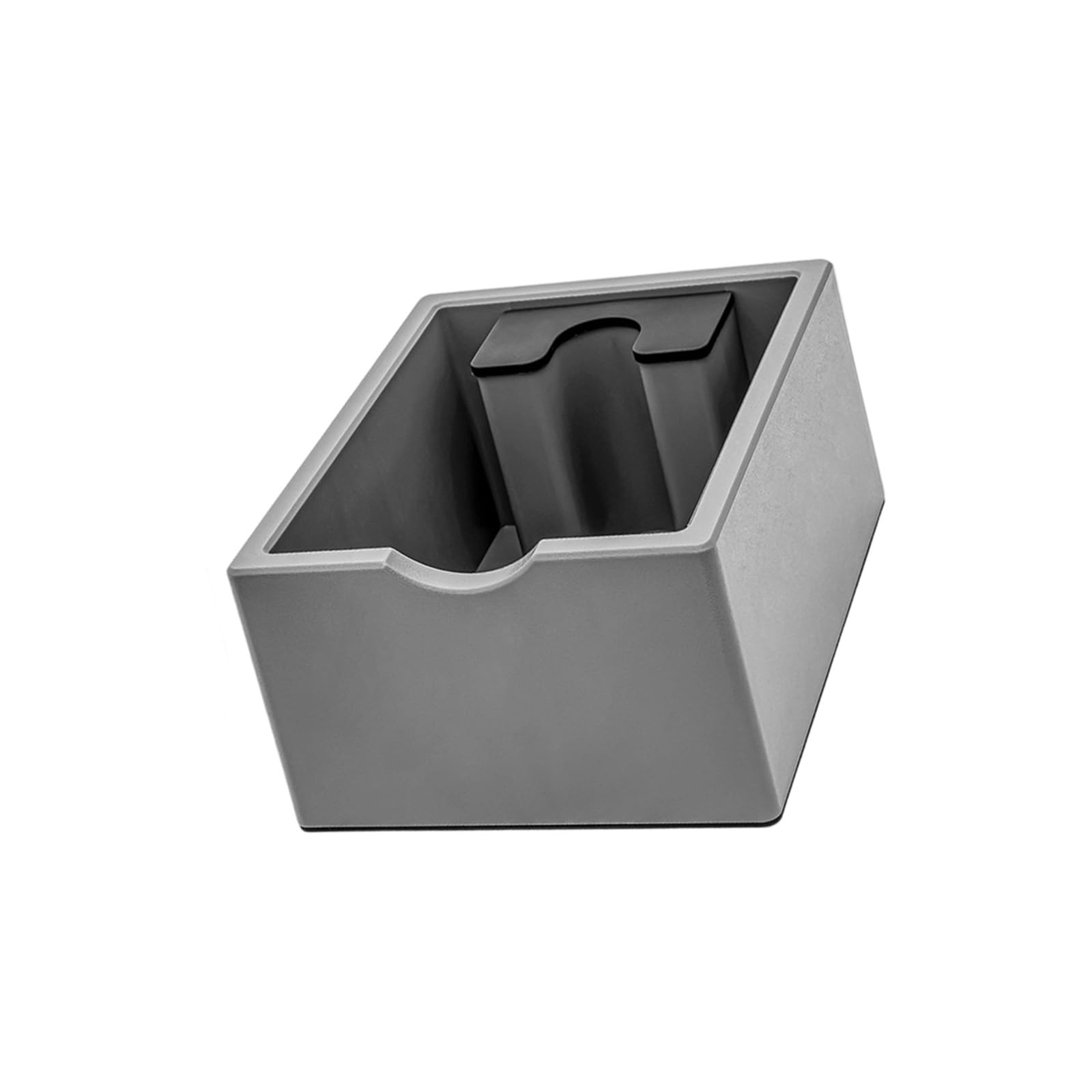 Piceioep Capacity Coffee Grounds Container Espresso Knocks Box with Wide Mouth Opening Antislip Silicone Bottom for Coffee Grounds Container Bin