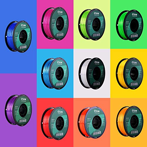 Image of eSUN Silk 3D Printer Filament PLA Filament 1.75mm, Dimensional Accuracy /- 0.05 mm, 3D Printing Filament, 1KG Spool PLA Resin Material for 3D Printers