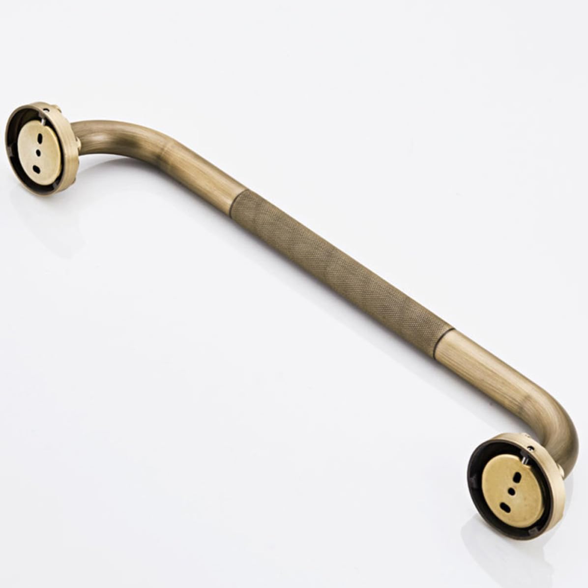 Abaodam Maniglione Bagno Antiscivolo per Anziani in Rame Design Arrotondato, Leggero e Struttura Semplice, per Doccia e Scale, Supporto Sicuro e Funzionale