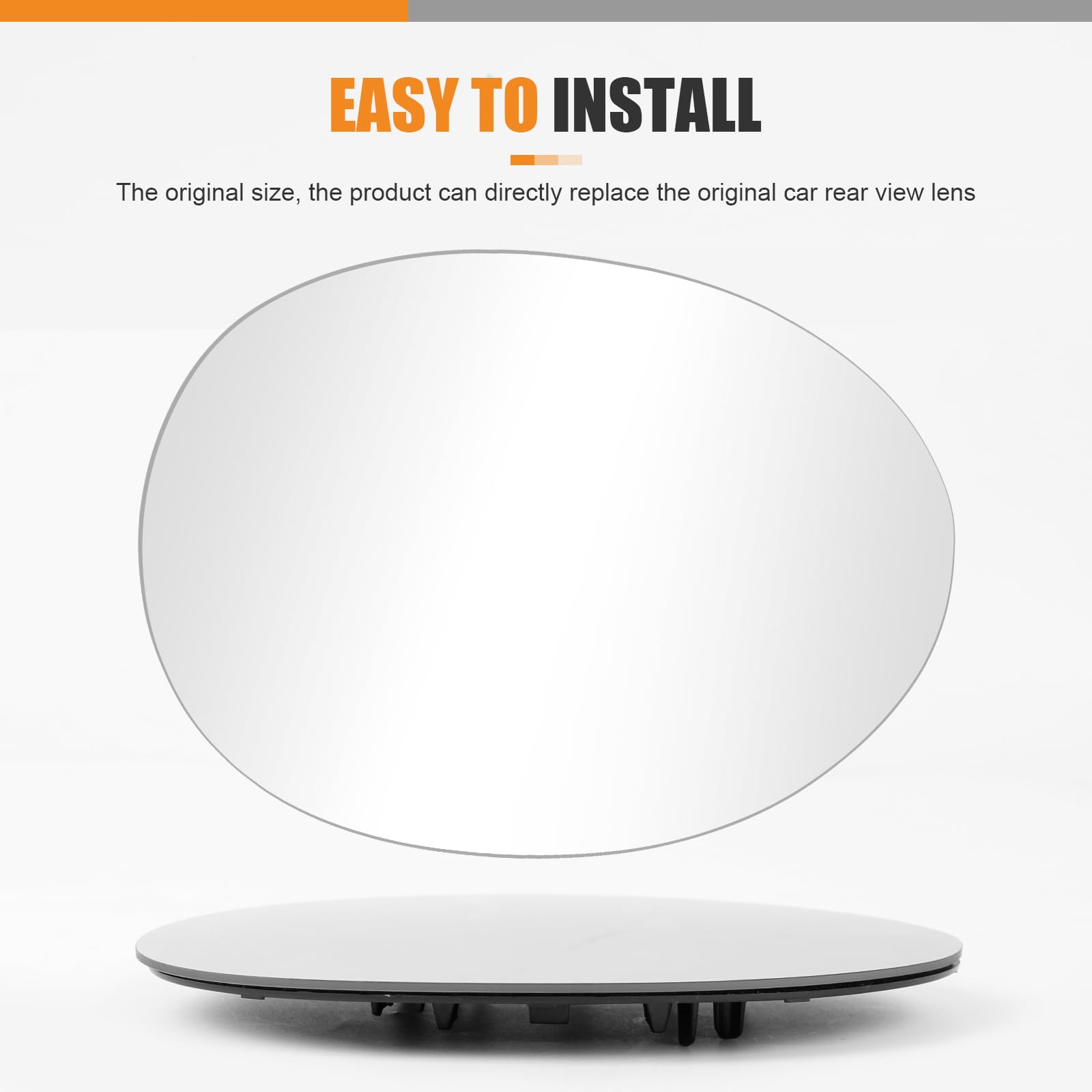Cristal de Espejo Reemplazar para Mini Cooper F55 F56 F57 F60 2013-2020, Lente Marcha Atrás Retrovisor Exterior Ajustable, Retrovisor Exterior Ajustable Adecuado (Derecha)